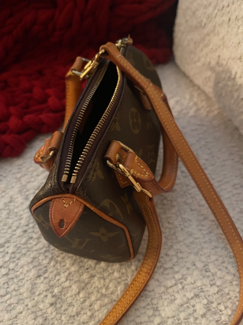 Louis Vuitton Nano Bag with Strap - Picture 3 of 16
